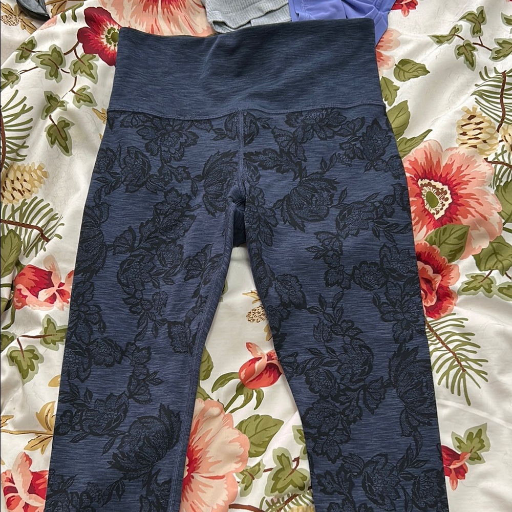 Athleta Floral Patterned Leggings